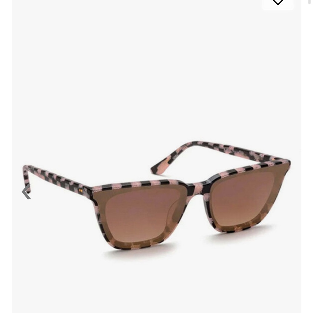 KREWE Bowery Nylon Sunglasses in Harlequin Mirrored